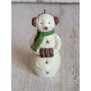 Hallmark Merriweather 2003 snowman ornament Xmas